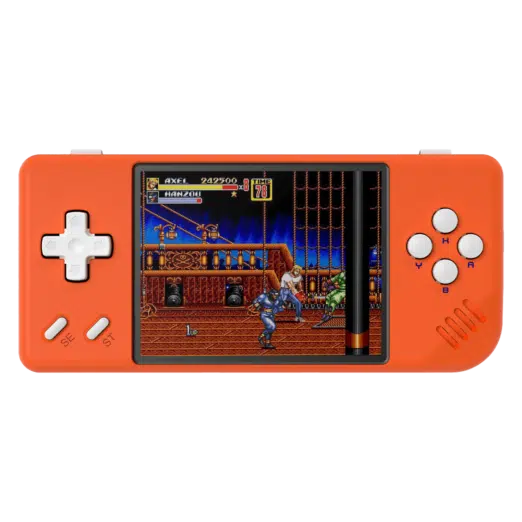 ANBERNIC RG28XX Lava Orange Handheld Playing Video Game