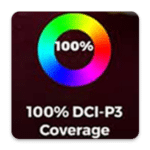 100% DCI-P3 Coverage Key Feature