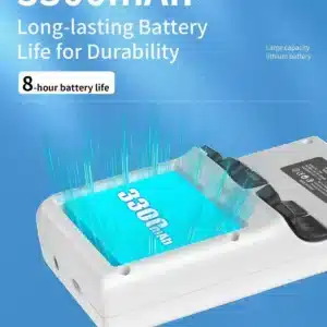 Anbernic RG35XX Plus: Long-lasting 3300mAh Li-polymer battery provides up to 8 hours of gameplay. Supports 5V/1.5A charging for fast and convenient recharging, compatible with C2C chargers.