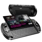 GPD-WIN-4-2025-LISTING-32-4-370-01 The GPD WIN 4 (2025) features a high-end AMD Ryzen AI Pro 9 HX 370 processor paired with AMD Radeon 890M Graphics. It includes 32GB LPDDR5x RAM and a massive 4TB NVMe SSD storage. The 6-inch Gorilla Glass touchscreen and slide-up QWERTY keyboard emphasize its compact design for gaming and productivity. Tagline: "Ultimate Gaming Power in Your Pocket."