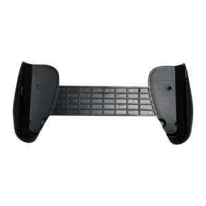 Top-down view of the GPD Win Mini Grips 2025, showcasing the ergonomic design and textured grip panels for enhanced comfort and control.