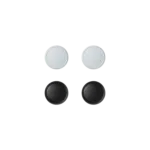 AYANEO joystick caps set in black and white designed for AYANEO Pocket EVO