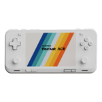 a white handheld video game controller