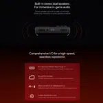 The three premium colour variants of the AYANEO Pocket VERT side by side Moon White Lava Red and Midnight Black highlighting the metallic finish and elegant vertical design