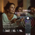 RockTek PJ500 Ultra Smart Projector – 1080p, 600 ANSI & Wi‑Fi 6