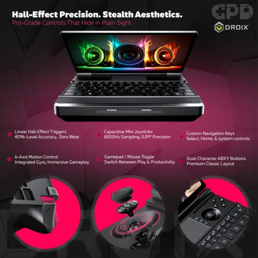 GPD WIN Max 3 desktop-grade power and performance features