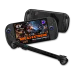 Black OneXPlayer 3 handheld gaming PC shown from multiple angles: front, rear, top and side views